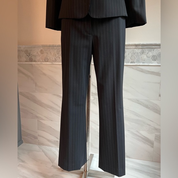 Alex Marie Wrinkle-Free 3 Ps Coordinating Separates Jacket Pants Skirt Navy Sz 6 - Picture 7 of 13